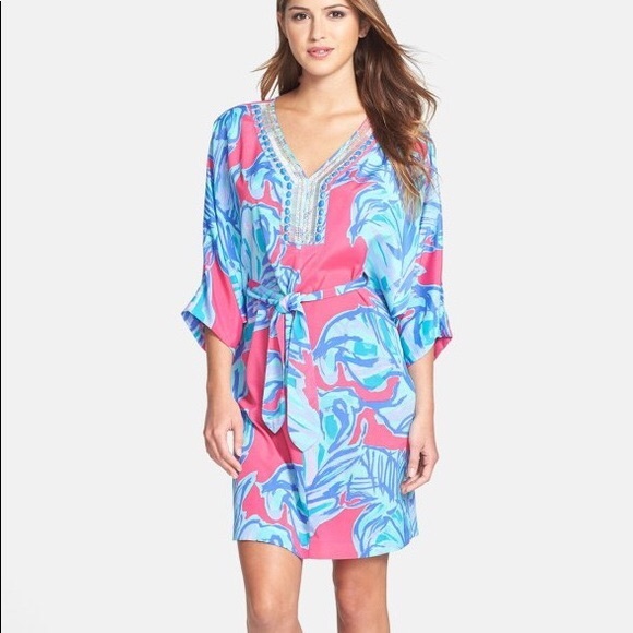 Lily Pulitzer Wilda kaftan dress size small - Picture 1 of 5